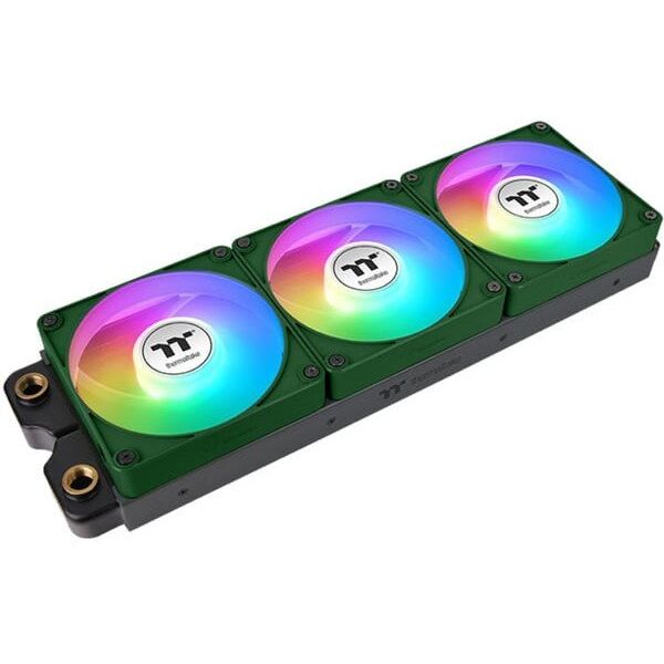 Thermaltake CT120 EX Reverse ARGB Sync PC Obudowa komputera Wentylator 12 cm Zielony 3 szt.