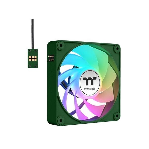 Thermaltake CT140 EX Reverse ARGB Sync PC Obudowa komputera Wentylator 14 cm Zielony 3 szt.