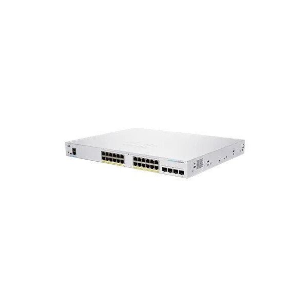 Cisco Cisco switch CBS250-24FP-4X, 24xGbE RJ45, 4x10GbE SFP+, PoE+, 370W - REFRESH