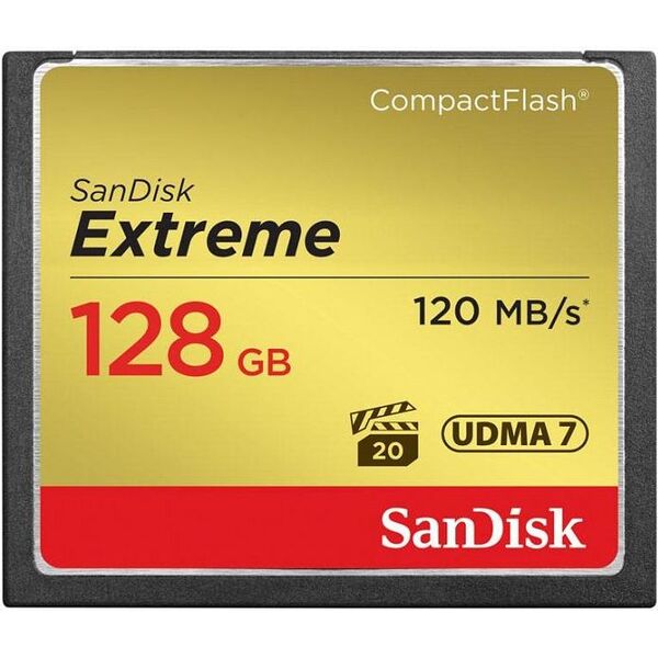 Karta SanDisk Extreme Compact Flash 128 GB  (SDCFXSB-128G-G46)