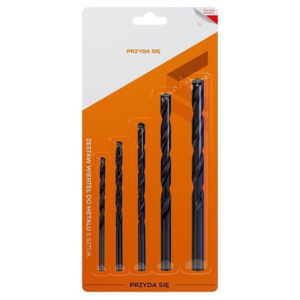 Zestaw wierteł HSS 4-10 mm 5szt