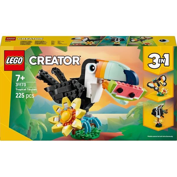 Creator Dzikie zwierzęta: Tropikalny tukan (31173)