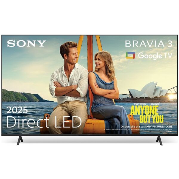 Telewizor Sony K-43S3 109,2 cm (43") 4K Ultra HD Smart TV Wi-Fi Czarny