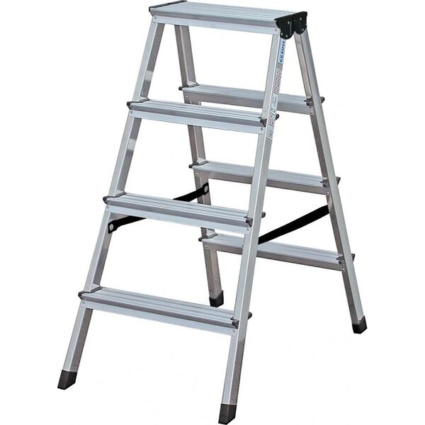 Krause Dopplo Drabina wolnostojąca dwustronna aluminiowa 5 stopniowa (120403)