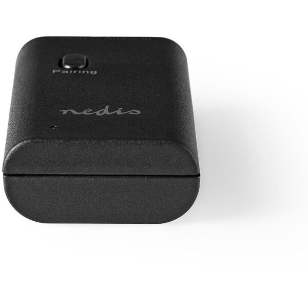 Nadajnik Bluetooth Nedis BTTR050BK AUX/USB SBC Do 1 urządzenia Czarny