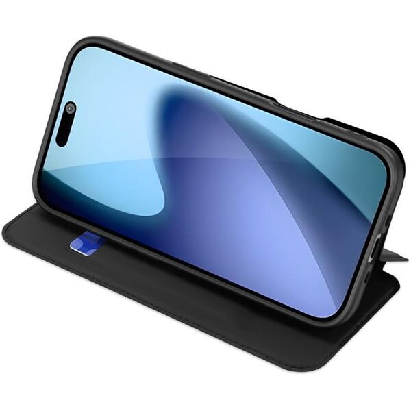 Etui Dux Ducis Skin Pro na iPhone 17 Air z klapką i miejscem na kartę - czarne