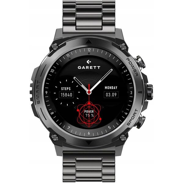 Garett Atom Czarny stalowy