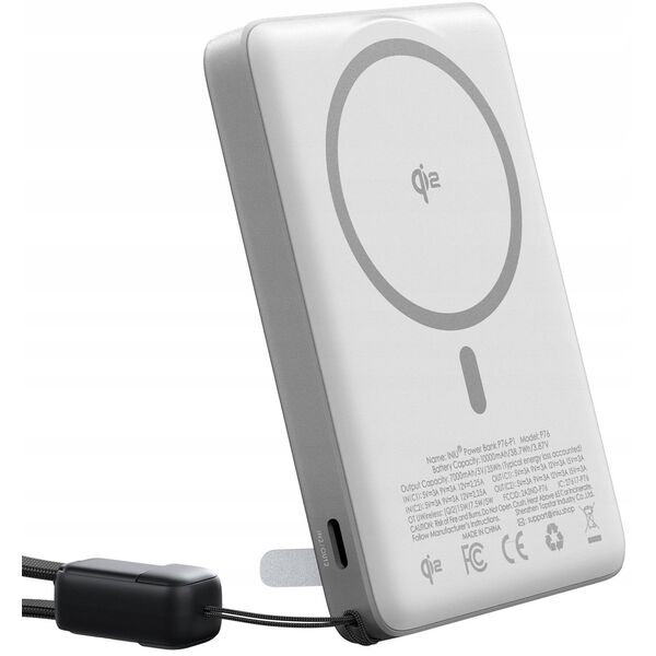Iniu MagPro Slim 10K srebrny