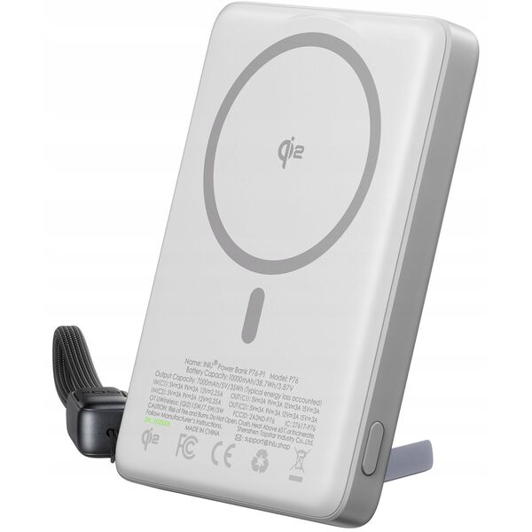 Iniu MagPro Slim 10K srebrny