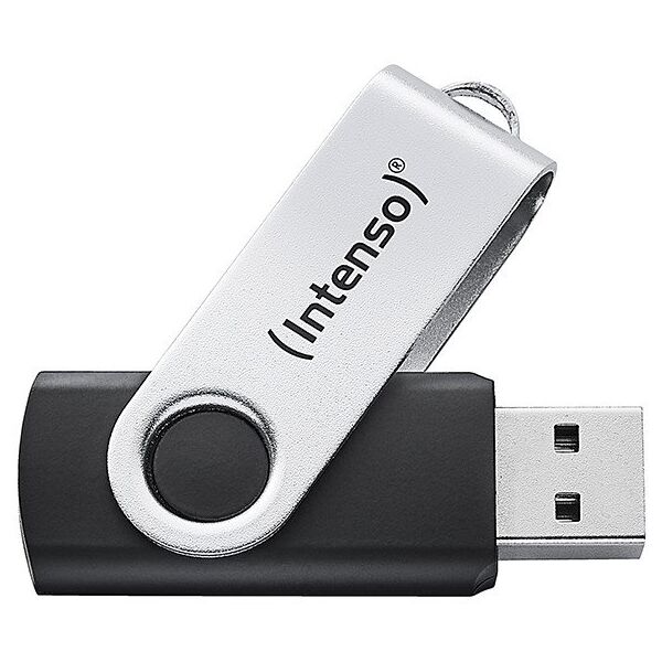 Intenso USB 256GB OFFICE LINE 3.2 Gen1 Silver-Black pamięć USB USB Typu-A 3.2 Gen 1 (3.1 Gen 1) Czarny, Srebrny