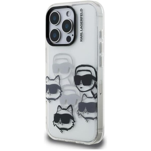 ETUI PRZEZROCZYSTE KARL LAGERFELD DO IPHONE 16 PRO, Bezbarwne, Eleganckie