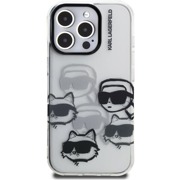 ETUI PRZEZROCZYSTE KARL LAGERFELD DO IPHONE 16 PRO, Bezbarwne, Eleganckie