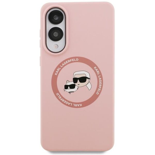 ETUI MAGSAFE KARL LAGERFELD DO GALAXY S25 EDGE, Case Różowe, Eleganckie