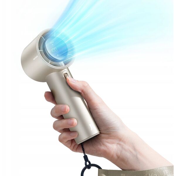 Mini dmuchawa Jisulife Handheld Fan Pro1 S FA53PRO przenośny wiatraczek wentylator USB - jasnobrązowy