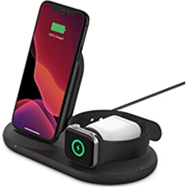 Ładowarka Belkin Wireless 3in1 Indukcyjna 2 A (WIZ001VFBK)