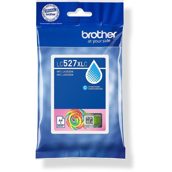 Brother LC527XLC Cyan High Yield Inkjet Cartridge | Brother