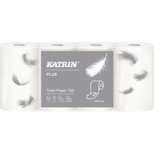 Katrin Papier toaletowy Plus 150 3-warstwowy 8szt.