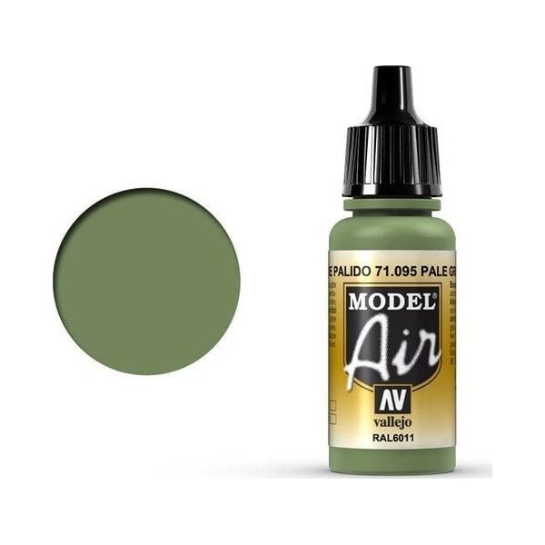 Vallejo Vallejo Model Air Pale Green 71.095 uniwersalny