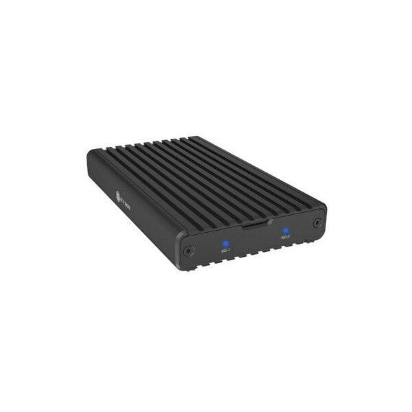 Θήκη 2 θέσεων M.2 PCIe NVMe, USB 3.2 Gen2x2, χωρίς εργαλεία