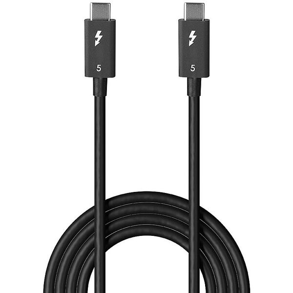 Lindy 31130 kabel Thunderbolt 1 m 80 Gbit/s Czarny