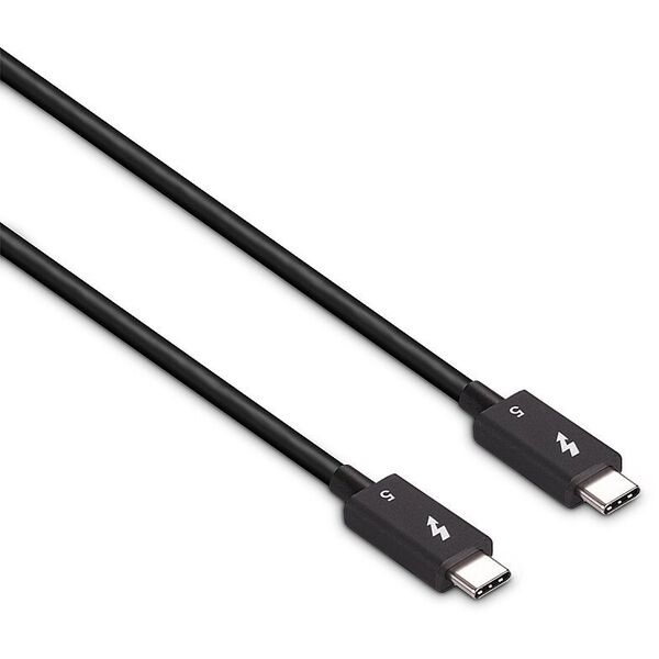 Lindy 31130 kabel Thunderbolt 1 m 80 Gbit/s Czarny