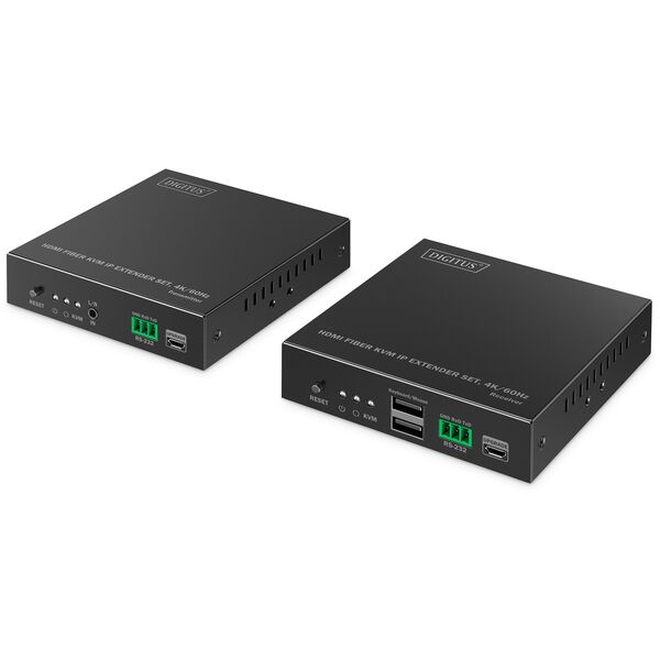 HDMI Fiber KVM Extender Set