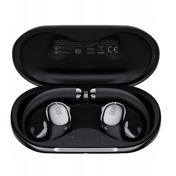 Bezprzewodowe słuchawki Clip-On QCY Crossky R70 Bluetooth 6.0 czarne