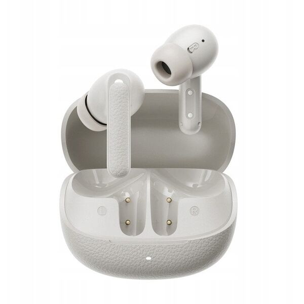 Bezprzewodowe słuchawki dokanałowe QCY Buds HT15 ANC TWS Bluetooth 5.4 (białe)