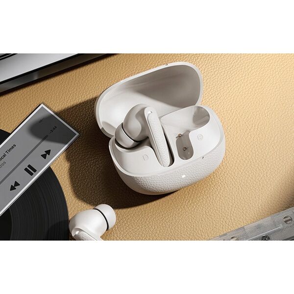 Bezprzewodowe słuchawki dokanałowe QCY Buds HT15 ANC TWS Bluetooth 5.4 (białe)