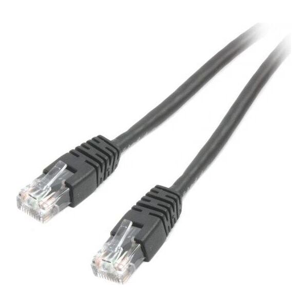 Gembird RJ-45/RJ-45, kat. 6, U/UTP, 10m, czarny (PP6U-10M/BL)