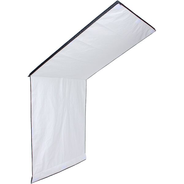Aurora Σημαία στούντιο Floppy Flag 122x122cm Μαύρο/Λευκό