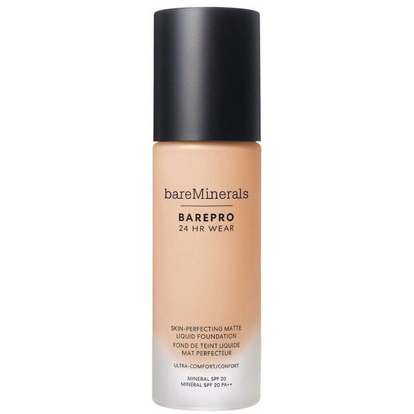 bareMinerals BarePro 24HR Wear Skin-Perfecting Matte Liquid Foundation SPF20 matujący podkład w płynie Light 27 Cool 30ml