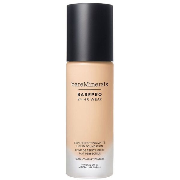 bareMinerals BarePro 24HR Wear Skin-Perfecting Matte Liquid Foundation SPF20 matujący podkład w płynie Fair 10 Warm 30ml
