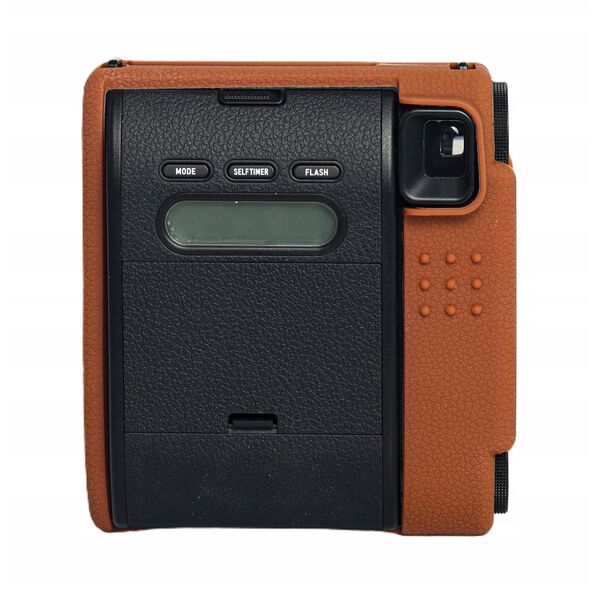 Futerał Etui Pokrowiec Case Silikon Do Fuji Fujifilm Instax Mini 99 Brązowy