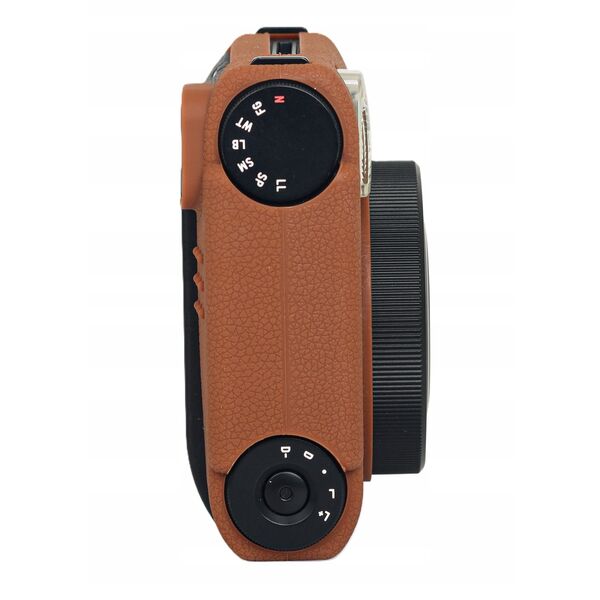 Futerał Etui Pokrowiec Case Silikon Do Fuji Fujifilm Instax Mini 99 Brązowy
