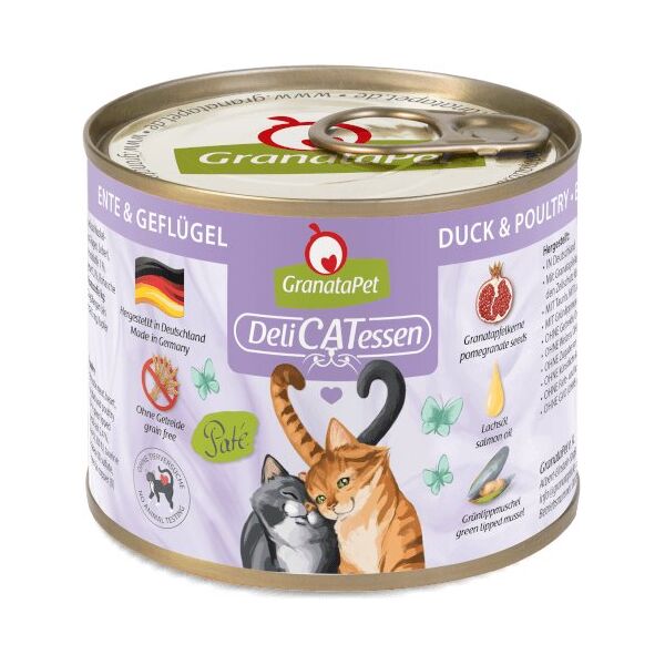 (DE) DeliCatessen, Delicatessen, Karma dla kota, kaczka i drób, 200g