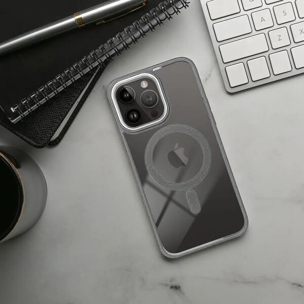 Θήκη COLOR EDGE MAG COVER συμβατή με MagSafe για IPHONE 16 Pro τιτάνιο γκρι