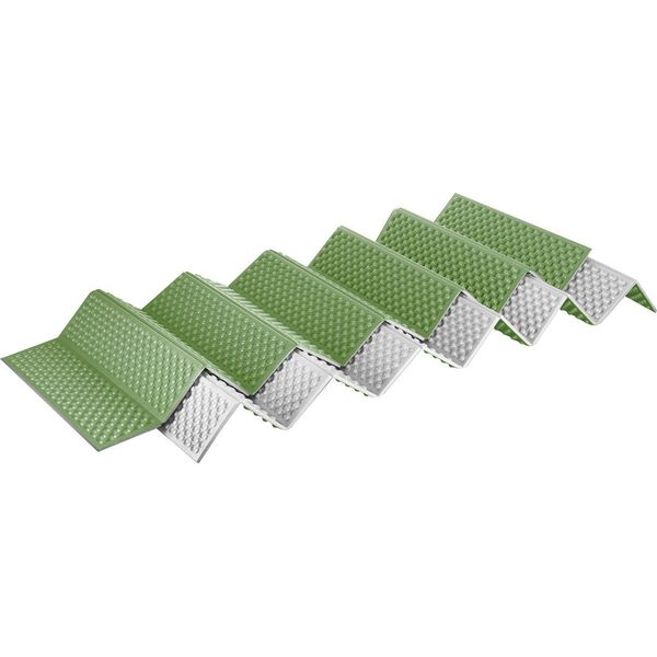NC17103 KARIMATA SKŁADANA TURYSTYCZNA Z PODBICIEM ALUMINIOWYM + XPE 195 CM ZIELONA NILS CAMP