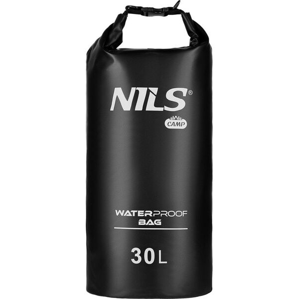 NC17103 KARIMATA SKŁADANA TURYSTYCZNA Z PODBICIEM ALUMINIOWYM + XPE 195 CM CZARNA NILS CAMP
