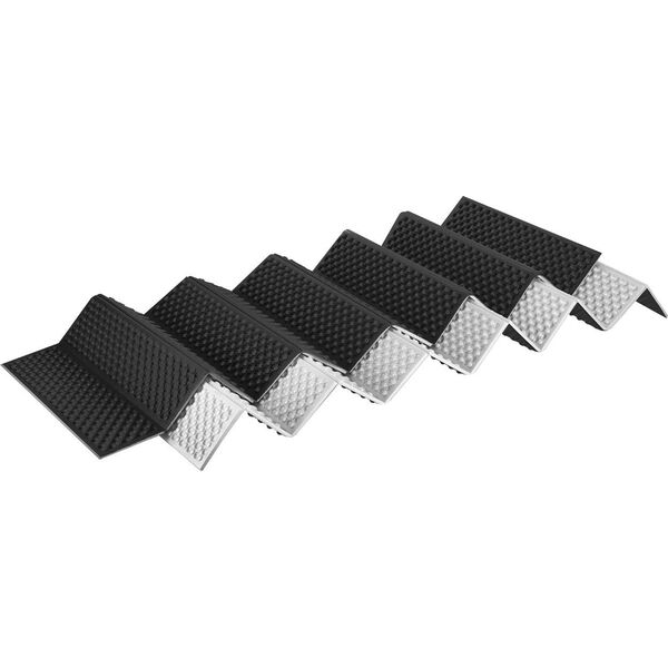 NC17103 KARIMATA SKŁADANA TURYSTYCZNA Z PODBICIEM ALUMINIOWYM + XPE 195 CM CZARNA NILS CAMP