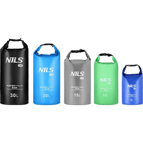NC17103 KARIMATA SKŁADANA TURYSTYCZNA Z PODBICIEM ALUMINIOWYM + XPE 195 CM CZARNA NILS CAMP