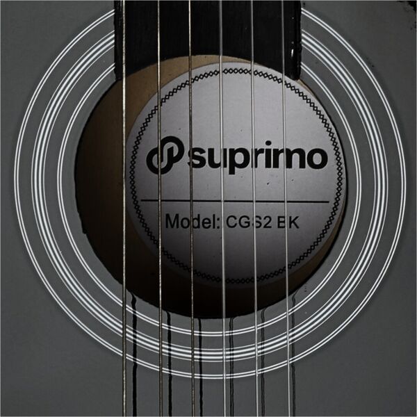SUPRIMO CGS2 BK gitara klasyczna 4/4 czarna do nau