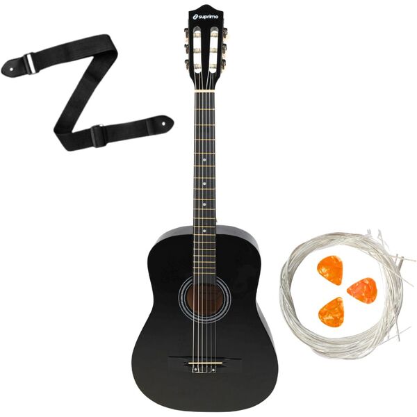 SUPRIMO CGS2 BK gitara klasyczna 4/4 czarna do nau