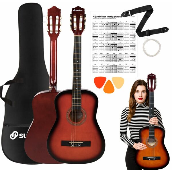SUPRIMO CGS2 SB gitara klasyczna 4/4 sunburst do n