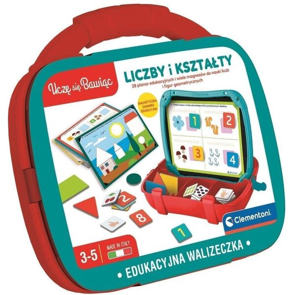 Walizeczka edukacyjna kształty i liczby