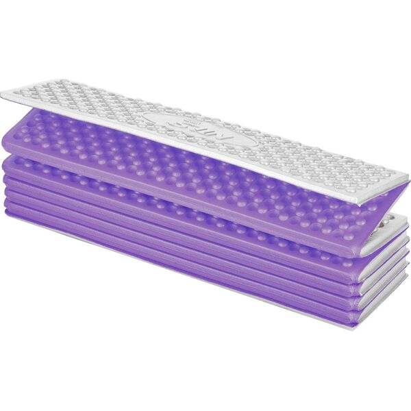 NC17103 KARIMATA SKŁADANA TURYSTYCZNA Z PODBICIEM ALUMINIOWYM + XPE 195 CM FIOLETOWA NILS CAMP