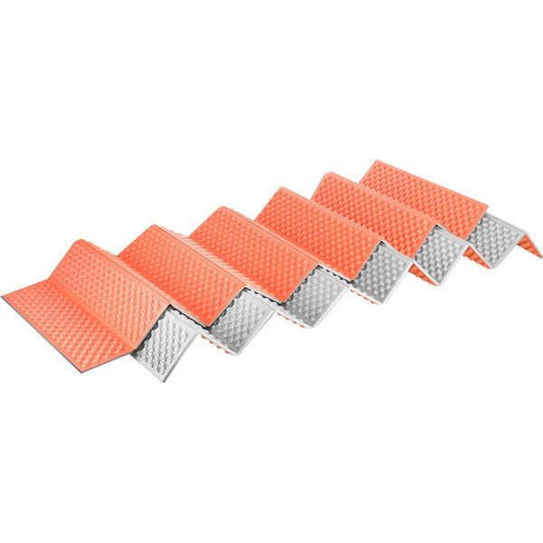 NC17103 KARIMATA SKŁADANA TURYSTYCZNA Z PODBICIEM ALUMINIOWYM + XPE 195 CM POMARAŃCZOWA NILS CAMP