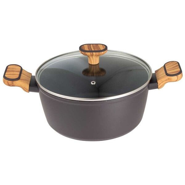 GARNEK MULTICLAD 24cm Z POKRYWĄ BERGNER BG-56037 CHARCOAL