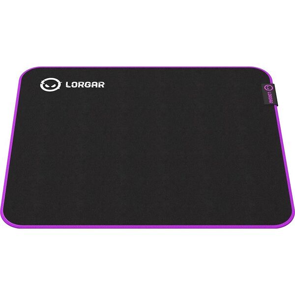 Podkładka Lorgar LORGAR Mousepad Main 313  360mmx300mmx3mm/High-speed/Black retail