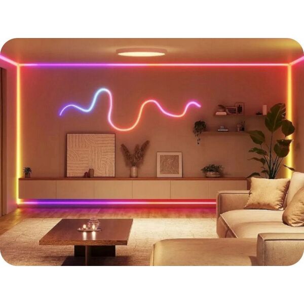 Taśma LED Govee Govee Neon MATTER LED rohová lišta 5m - RGBIC